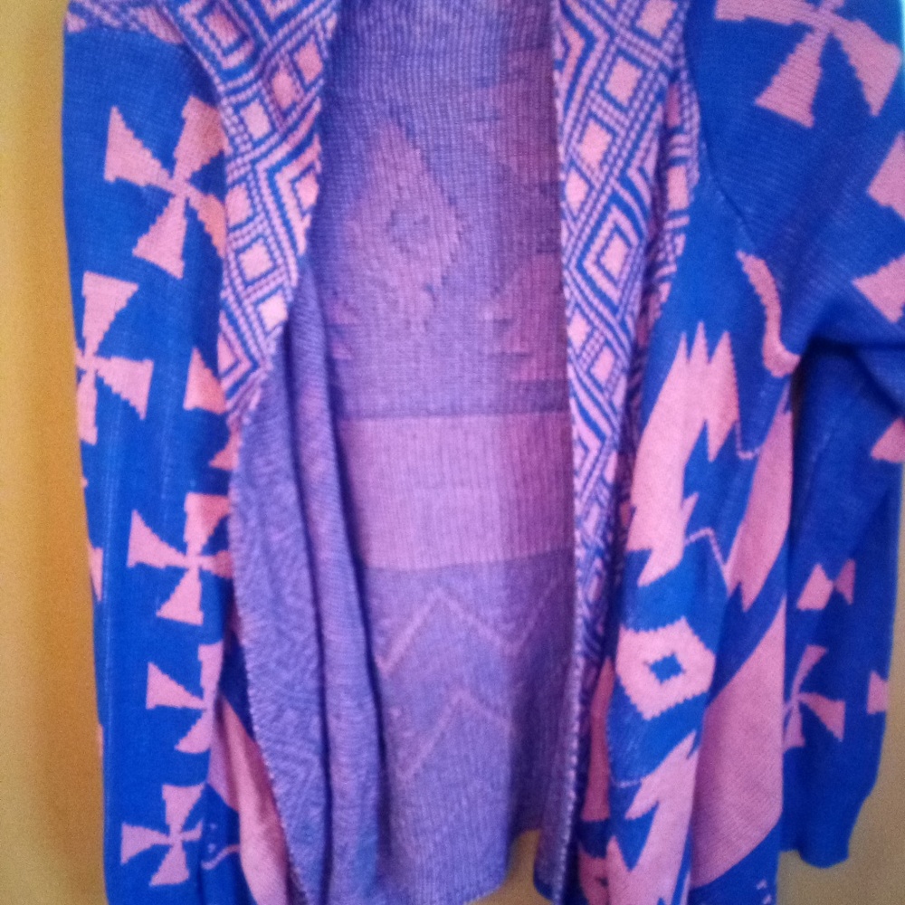 Never worn edgy fun cardigan